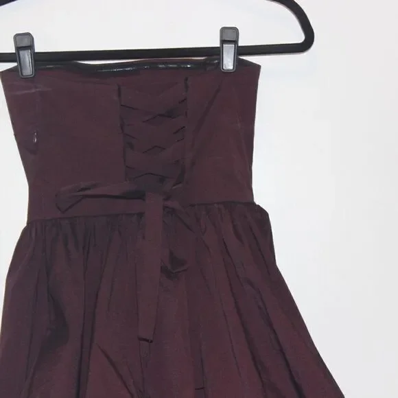 NEW Socialite Strapless Lace Up Cocktail Minidress Women Size XS - Picture 9 of 15